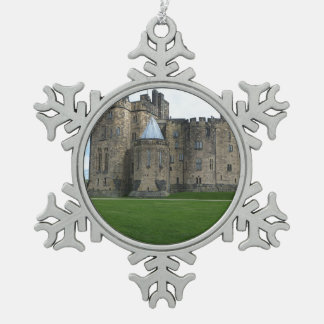 Alnwick Castle UK Tin Sneeuwvlok Ornament