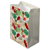 ALO-HO-HO-HA Hawaiian Tropical Holiday Wrapping P Medium Cadeauzakje (Achterkant Gekanteld)