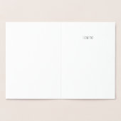 Aloe Ben ik degene naar wie je zoekt | Grappig rom Folie Kaarten (Binnen)