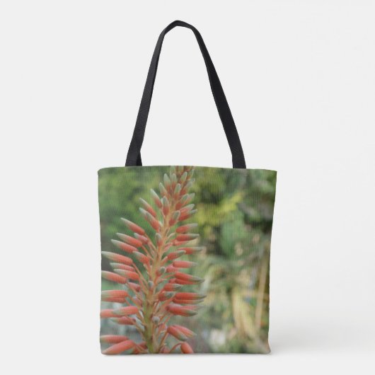 Aloe Blossom Custom All-Over-Print Canvas tas (Achterkant)