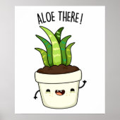 Aloe Daar Funny Aloe Vera Pun Poster (Voorkant)