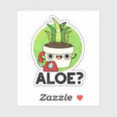 Aloe Funny Plant Hallo Sticker (Vel)