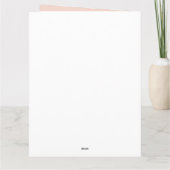 Aloe My Friend Folded Greeting Card Kaart (Achterkant)