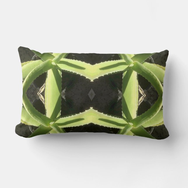 Aloe Pattern 3h Kussen (Voorkant)