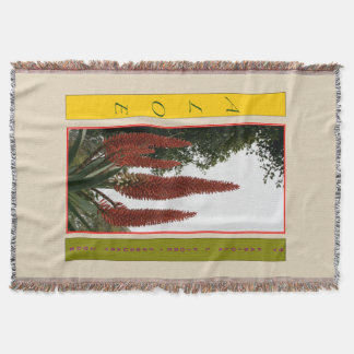 Aloe Throw Blanket Deken