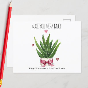 Aloe u Vera veel Pun Classroom Valentijn Briefkaart