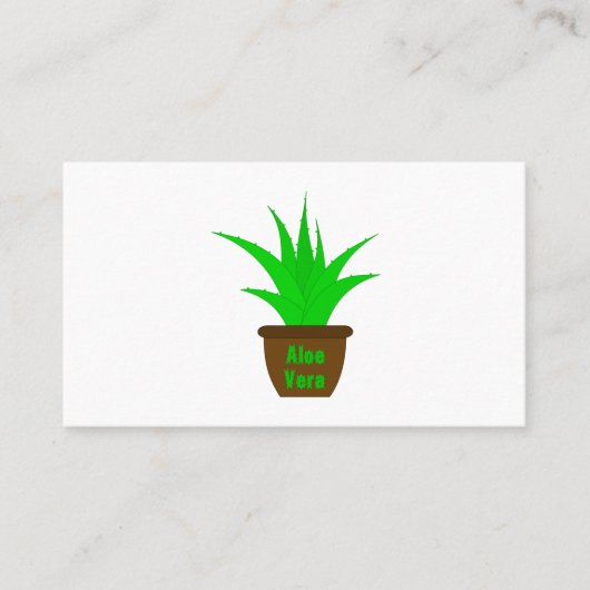 Aloe Vera avec un Étiquette (Devant)
