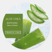 Aloe vera Facial Mask Label (Voorkant)