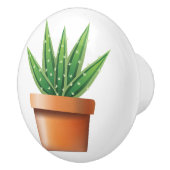 Aloë Vera Keramische Knop (Rechts)