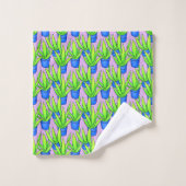 Aloe Vera Motif Plante Textile (Gant de toilette)