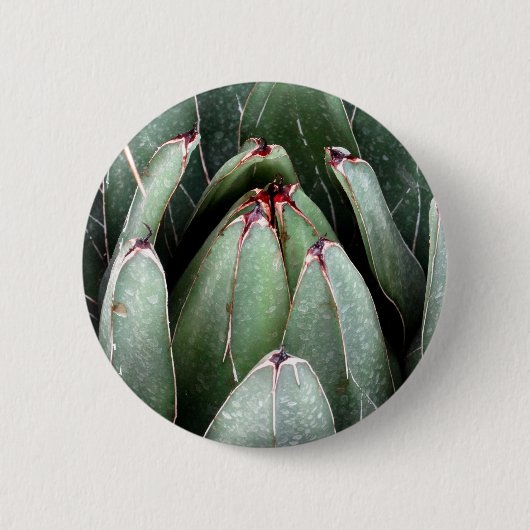 Aloe Vera Photo Plante Lover Round Badge (Devant)