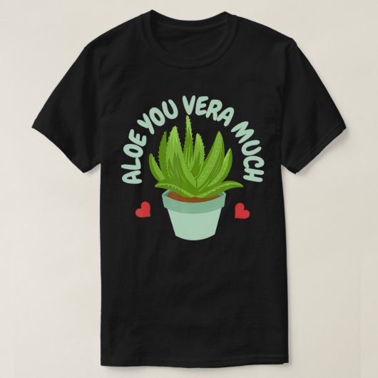 Aloe Vera Plants T-shirt (Design voorkant)