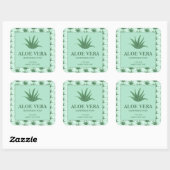 Aloe Vera-zeep aangepast label sticker (Vel)