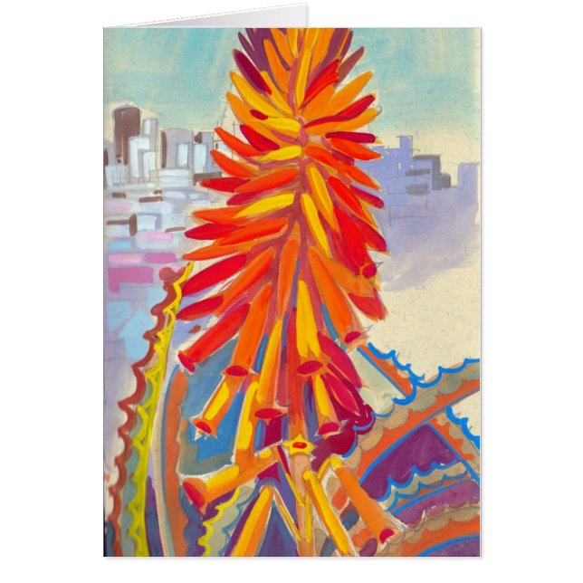 Aloès de floraison (Devant)