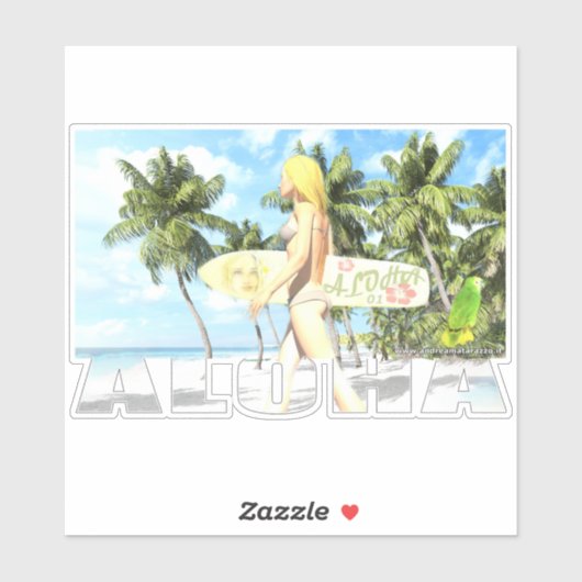 Aloha 01 sticker (Vel)