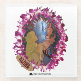 ALOHA 10 GLAZEN ONDERZETTER