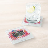 ALOHA 2 2 GLAZEN ONDERZETTER (Schuin)