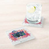 ALOHA 2 5 VERSIE 2 GLAZEN ONDERZETTER (Schuin)