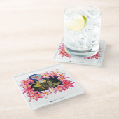 ALOHA 2 7 VERSIE 3 GLAZEN ONDERZETTER (Schuin)