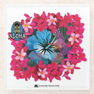 ALOHA 3 6 GLAZEN ONDERZETTER