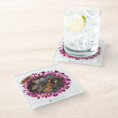 ALOHA 43 GLAZEN ONDERZETTER (Schuin)