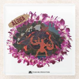 ALOHA 44 GLAZEN ONDERZETTER