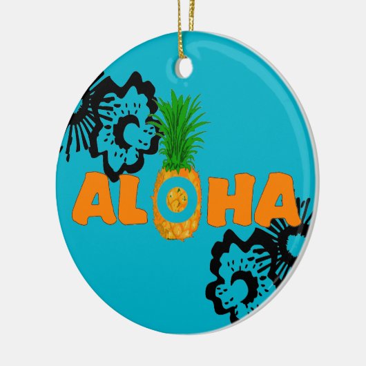 Aloha à l'ananas - Les ornements de Noël à thème d (Gauche)