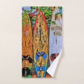 Aloha à tous (Serviette à main)