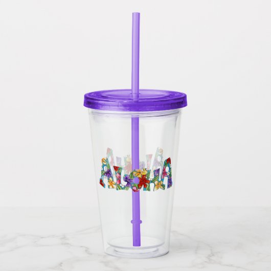 Aloha Acryl Drinkbeker (Voorkant)