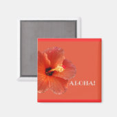 Aloha ! Aimant Hibiscus (Recto/Verso)