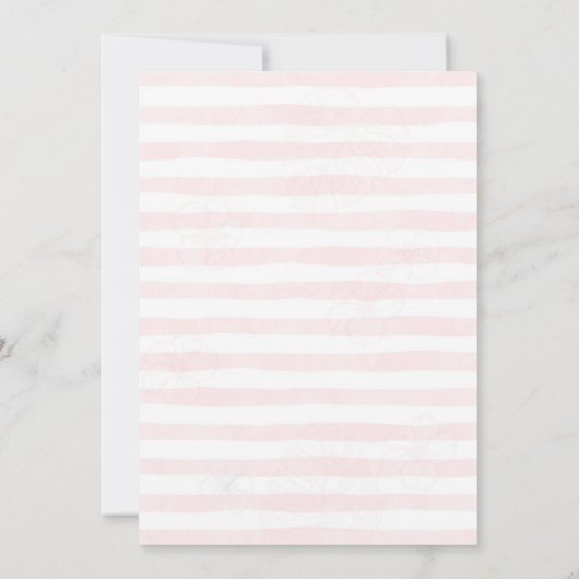 Aloha Ananas 10e verjaardagsfeest Uitnodiging (Achterkant)