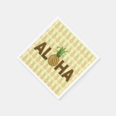Aloha ananas Hawaiian Hawaii Servetten (Hoek)