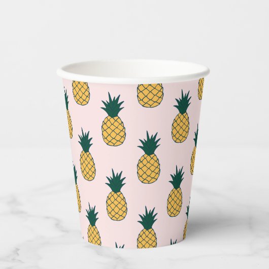 Aloha Ananas Papieren Bekers (Voorkant)