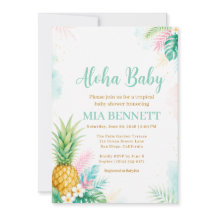 Aloha Ananas Tropische Baby Shower