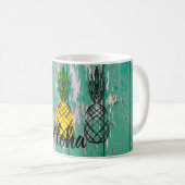 Aloha ananas vintage tasse (Devant droit)