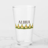 Aloha-ananasegrens Glas (Voorkant)