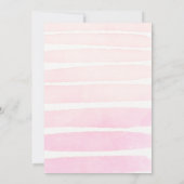 Aloha Anniversaire rose ananas Invitation (Dos)