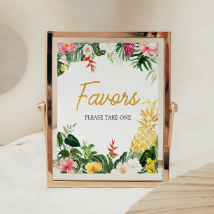Aloha Baby Ananas Baby Shower Bord Poster