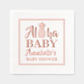 Aloha Baby Baby shower d'ananas tropical (Recto)
