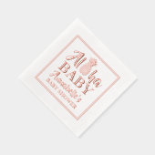 Aloha Baby Baby shower d'ananas tropical (Droite)