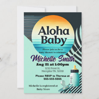 Aloha Baby Kaart