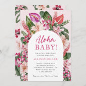Aloha-Baby shower Kaart (Voorkant / Achterkant)
