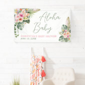 Aloha-Baby shower Spandoek (Insitu)