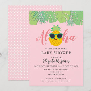 Aloha Baby shower Uitnodiging