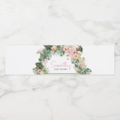 Aloha-Baby shower Waterfles Etiket (Enkel label)