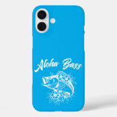 Aloha Bass Hawaiian Light Blue Case-Mate iPhone Case (Achterkant)