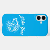 Aloha Bass Hawaiian Light Blue Case-Mate iPhone Case (Achterkant (horizontaal))