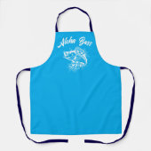 Aloha Bass-Hawaiian Light Blue Schort (Voorkant)