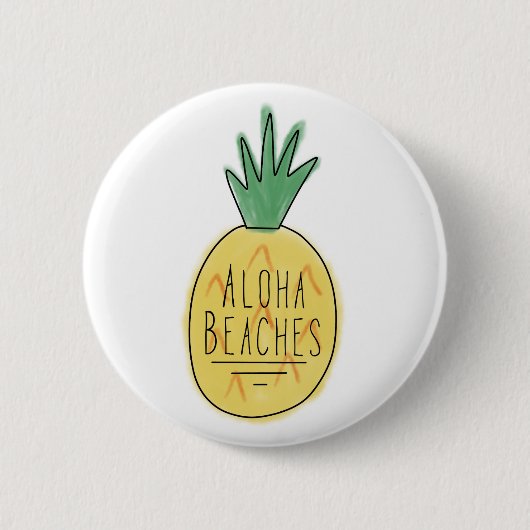 Aloha Beaches Button (Voorkant)
