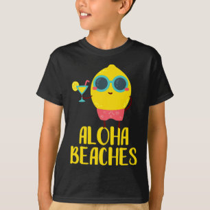 Aloha Beaches Cool Lemon Fruit T-shirt Vakantie Gi